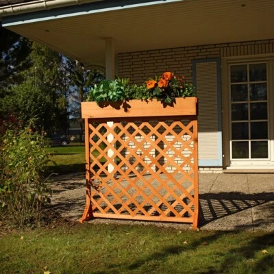 Blumenkasten Spalier Rankgitter Blumenständer Rankhilfe Holz Blumenkübel - Bild 1 von 4