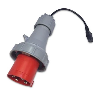 Marten® 415V 63A 4 Pin Adapter for PAT Testing 3 Phase 63a 4 Pin Plug to IEC - Picture 1 of 2