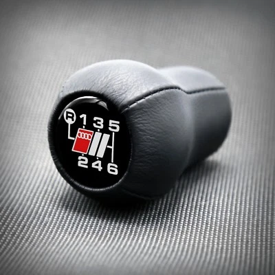 AUDI S SPORT 6 SPEED GEAR SHIFT KNOB S2 RS2 A3 8L A6 S6 C5 A4 S4 B5 A8 D2 B2 V8 - Image 1 of 4