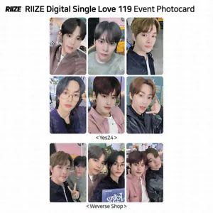 Tarjeta fotográfica digital RIIZE Single Love 119 streaming evento Weverse Shop Yes24 KPOP - Imagen 1 de 30