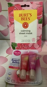 💕 Burt’s Bees Meant To Bee Face Mask & Super Lip Balm 2 Pc 🆕AS SHOWN - Picture 1 of 2