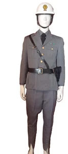 POLIZIA CINTURONE CON FONDINA PER BERETTA 34 - REGIO ESERCITO MILIZIA SAM BROWNE - Foto 1 di 2