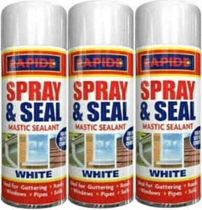 Leak Stop Spray & Seal Fix Clear Instant Waterproof Sealant Mastic Gutter Roof - Picture 1 of 2