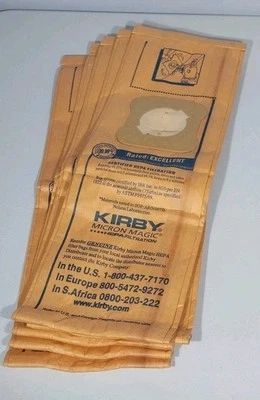 Kirby G6 & Ultimate G Vacuum Cleaner Bags 5 Pk Hepa Filtration Micron Magic  - Image 1 of 2
