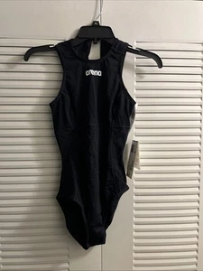 Arena Women's Standard Team Swimsuit Waterpolo Solid Size 30 - Picture 1 of 5