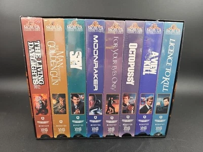 The James Bond 007 Collection VHS Casette set of 8 Gift Box Set   - Image 1 of 4