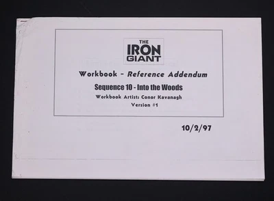 THE IRON GIANT 1997 Production Workbook • Sequence 10 • Conor Kavanagh - Bild 1 von 4