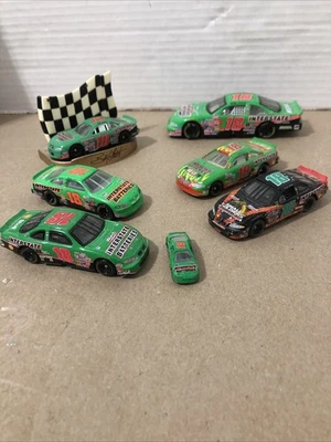 Vintage Nascar #18 Mini Pontic Grand Prix  Cars, Driver Bobby Labonte . Lot Of 7 - Image 1 of 4
