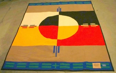 Manta 100 % lana Pendleton Woolen Mills Circle of Life Beaver State 76 x 64 Foto 1 de 4