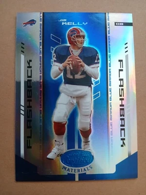 2004 Leaf Certified Materials Mirror Blue #129 Jim Kelly 11/50 - Image 1 of 2