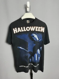 Vintage 90's 2001 Halloween Michael Myers tee shirt boxy fit Sz M - Picture 1 of 10
