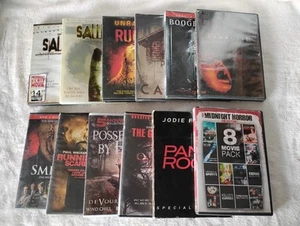Horror Movies DVD Lot Of 12 DVD's, Saw, Midnight Horror, Panic Room And More - Picture 1 of 7