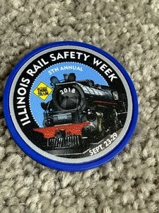 Moneda Desafío Cerámica Semana Seguridad Ferroviaria Jefes de Policía de Illinois Assoc 2018 - Imagen 1 de 4