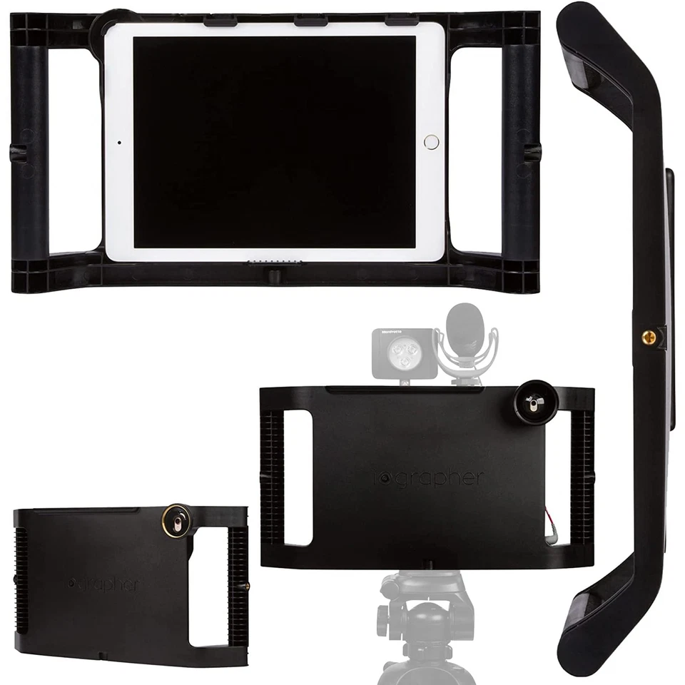 Case with Handles - Tripod and Lens Adapter - iPad Stabilizer for Mini 4th, 5... - Image 1 of 4