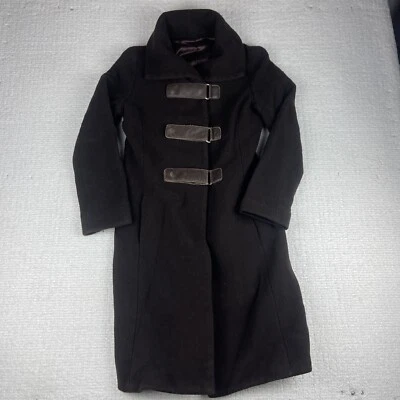 Rudsak Collection Womens size Medium Brown Wool Blend Lined Jacket no hood *Read Foto 1 de 4