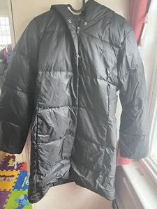 Polo Ralph Lauren Hooded Puffer Long Coat Black Girls Size XL (16). NWOT - Picture 1 of 6