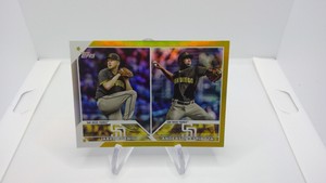 2023 Topps Update Jared Koenig/Anderson Espinoza Rookie Combo Gold Foil #US265