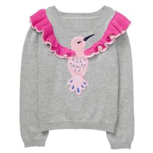 NWT Gymboree Bright days Ahead Pullover Bird Sweater Girls Toddler 2T,3T