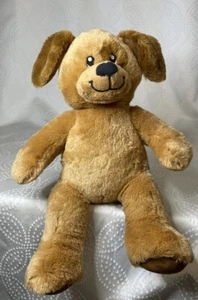 Peluche cane officina Build-A-Bear marrone caramello marrone peluche cucciolo occhio maculato - Foto 1 di 4