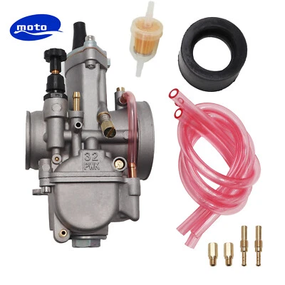 PWK32 Carburetor For Yamaha DT100 DT125 YZ80 YZ85 YZ100 YZ125 YZ175 New - Image 1 of 4