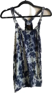 Vintage Guess Women’s Size XS Double Braided Strap Top Dark Blue And white - Picture 1 of 14