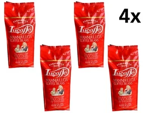 4x 1kg Lucaffé Mamma Lucia | Kaffee Espresso Bohnen| Siebträger | Mondo Barista
