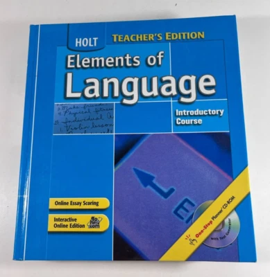 Holt Elements of Language Teacher's Edition Introductory Course 2004 0030686725 - Image 1 of 4