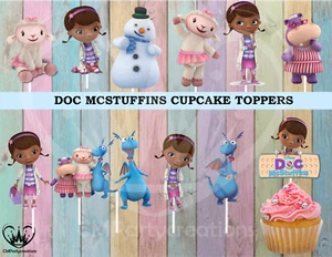 Doc McStuffins Cupcake Toppers - Picture 1 of 1