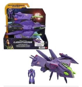 Disney Pixar Lightyear Hyperspeed Series Zurg Fighter Ship & Zurg Figura - Imagen 1 de 11