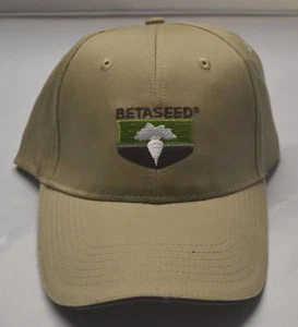 Tan BETASEED Beet Seed Company Cap Leather Strap Adjustable - Picture 1 of 3