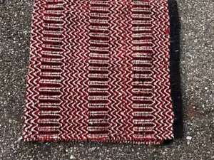 Westernsatteldecke WOLLE rot, schwarz-weiß *GC Pferdegröße - Bild 1 von 3