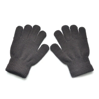 Bebés Niñas Niños Invierno Cálidos Guantes con Cuerda Niños Pequeños Cálidos Kinting Mitten Foto 1 de 4