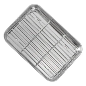 1 Set Backkühlpfanne, -Backform, Kekse, Plätzchen-Backblech mit Kühlregal, - Bild 1 von 9