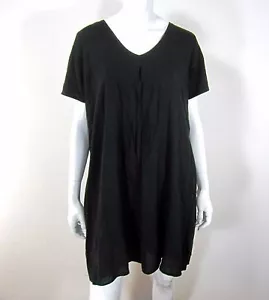 VESTIDO INFORMAL ROMEO & JULIET COUTUR NUEVO CON ETIQUETAS MANGA CORTA CUELLO EN V TALLA L Grande NEGRO - Imagen 1 de 11