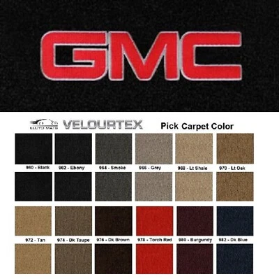 Lloyd Mats Velourtex GMC Yukon Red GMC Logo Front Floor Mats (1992-2013) Foto 1 de 4