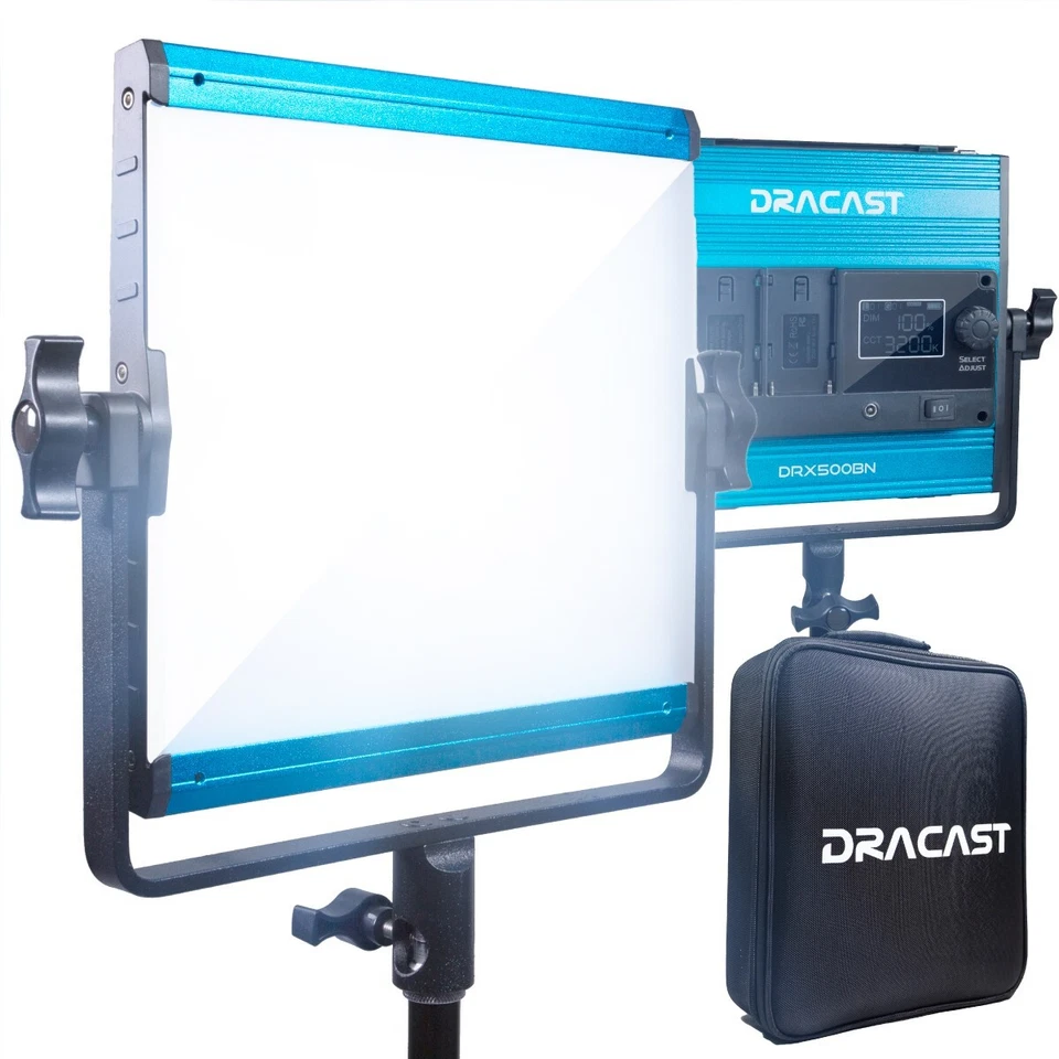 Dracast LED500 X Series Daylight LED Light with Dual NP-F Battery Plate - Image 1 of 4