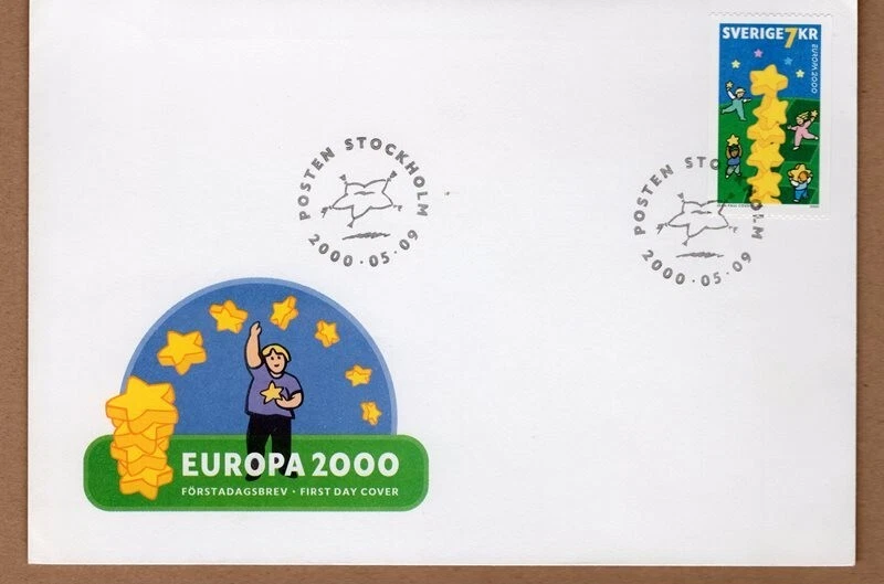 Sweden 2000 europa cept FDC - Image 1 of 1