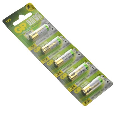 Lot De 5 Piles Alcalines 12V Type A23 / MN21 / 23A - Pour Clés Voiture, Alarmes