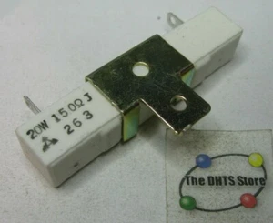 Panasonic 20 vatios 150 ohmios 150R 10 % cerámica resistencia de alimentación con soporte NOS cantidad 1 - Imagen 1 de 5