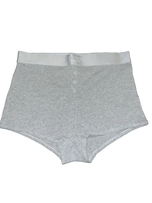 Nuevo con etiquetas Panty Victoria's Secret ROSA Mezcla de Algodón Gris Jaspeado Talla XL Foto 1 de 4