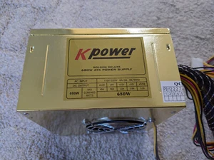 NEW! Kpower GOLDEN DELUXE 680W ATX POWER SUPPLY - Afbeelding 1 van 7