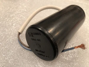 1x CONIS 60uf-80uf 280V EAS-A2 Motorstartkondensator NOS Doppelleitungen - Bild 1 von 4
