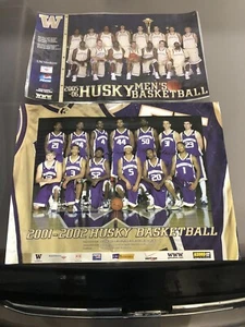 2001-02/2005-06 Washington Husky’s Men’s Basketball Team Poster (2) - Bild 1 von 3