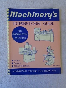 Machinery's International Guide 1972 Machine Tool Show Quick Reference Booklet - Picture 1 of 24