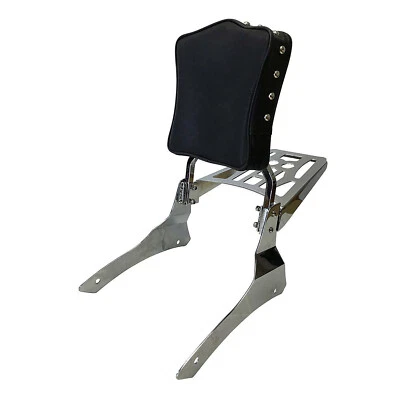 Sissy STUDDED Backrest Luggage Rack - '10+ Honda Shadow Phantom VT750C2B - Image 1 of 4