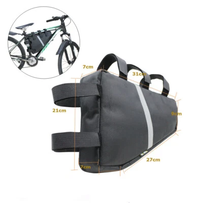 31cm Mountain Bicycle Triangle Tube Frame Bag Case Battery Storage Waterproof - Image 1 of 4