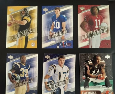 2004 Upper Deck NFL LOT (260+) - Stars,Base,RCs Manning,Roethisberger,Fitzgerald - Image 1 of 4