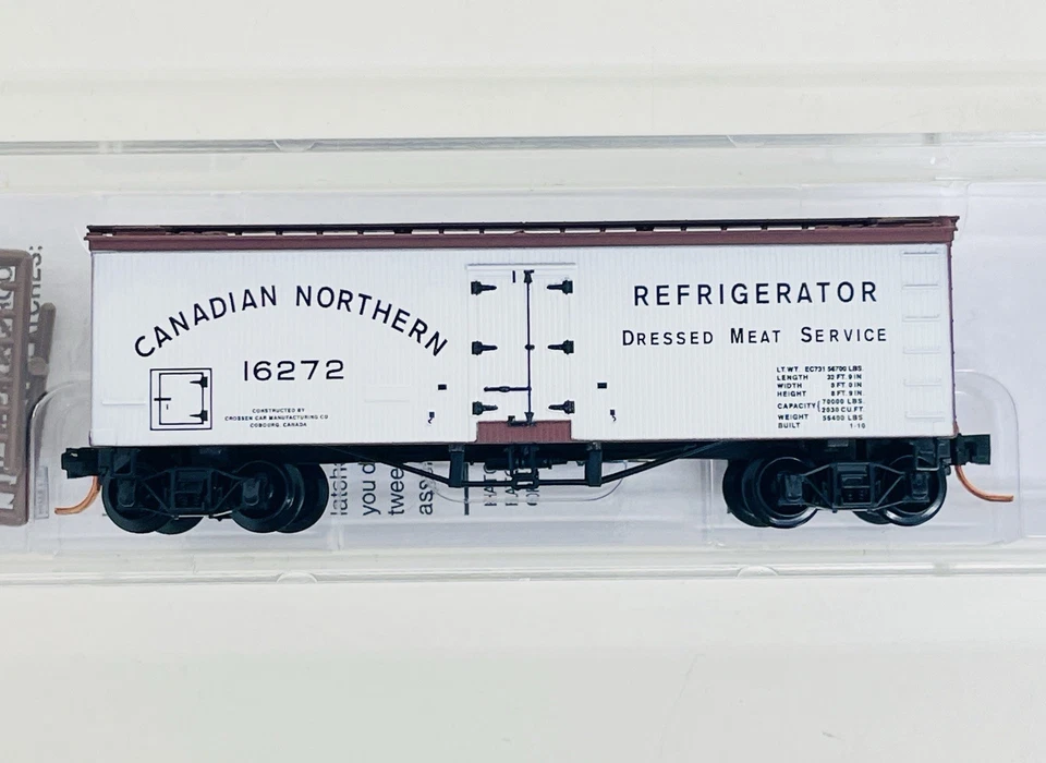 N Scale Micro-trains MTL 05800080 CNR Canadian Northern 36' Reefer #16272