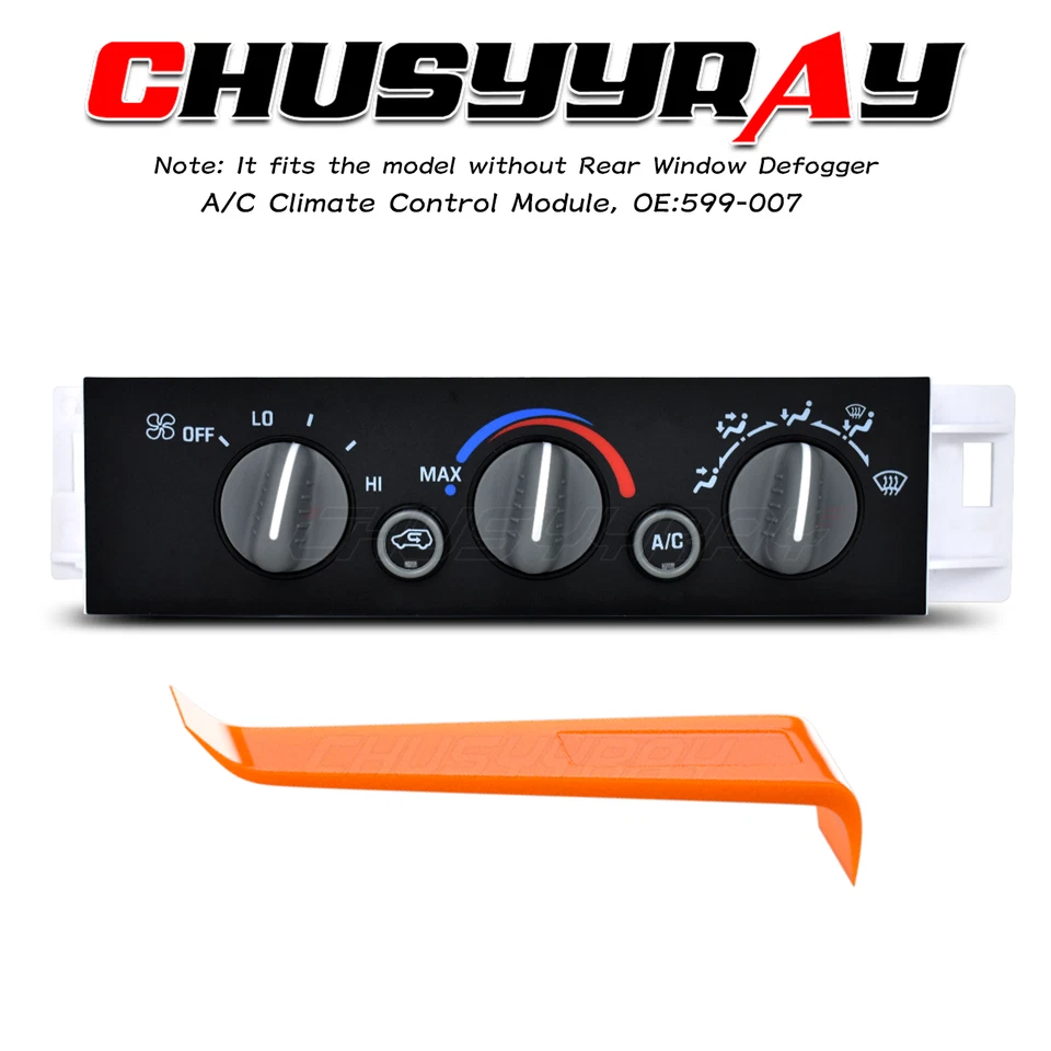 Panel de control de aire acondicionado para camión 599-007 para GMC C1500 Foto 1 de 4