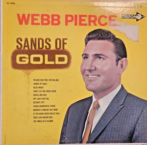 Webb Pierce Sands of Gold LP one of countrys music greats - Picture 1 of 4
